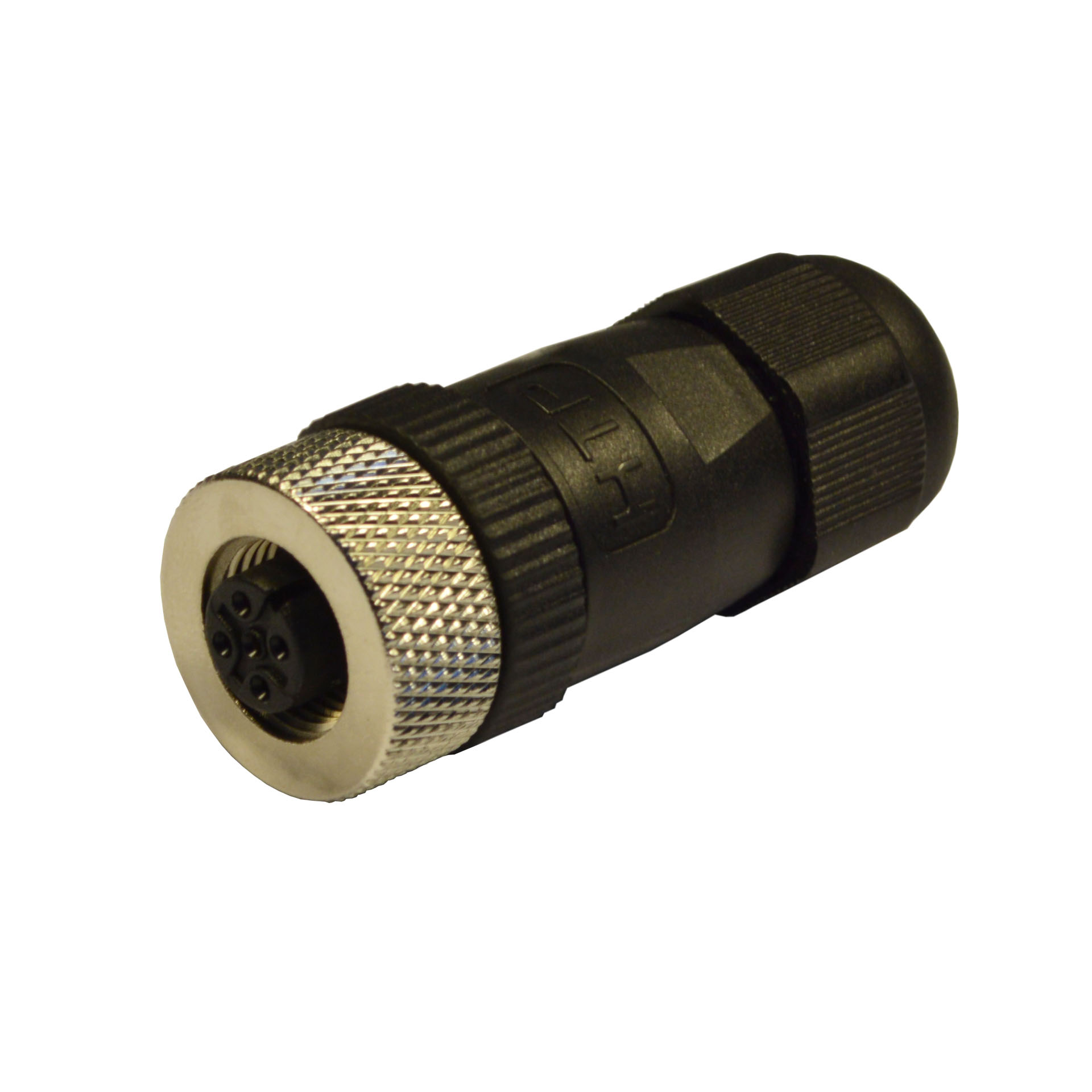 M12 female 180°,5 poles,field attachable with press cable suitable for ø4/8,6mm- ATEX